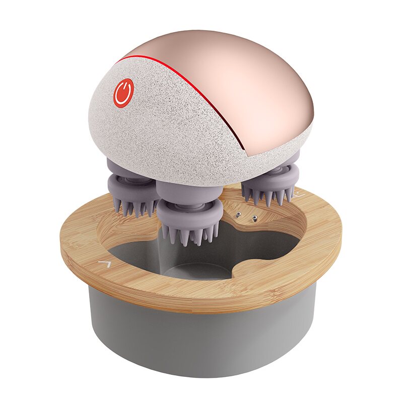breo/倍轻松头皮按摩器龙抓手揉捏头部按摩仪充电Scalp mini 2