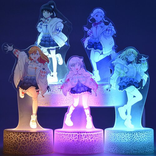 LoveLive! Superstar日本动漫周边谷子店3D亚克力小夜灯摆件批发