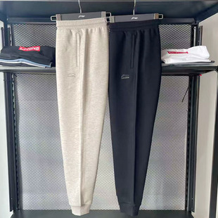 李宁运动卫裤2026春季新款日进斗金系列易去污针织束脚裤AKLW067