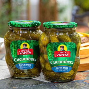 俄罗斯酸黄瓜原装进口瓦尼亚舅舅正品新鲜小黄瓜采摘腌制开胃小菜