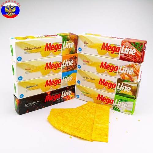 俄罗斯进口迈咔薯片长条100g*3盒