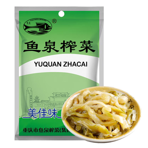 鱼泉美佳味榨菜80g/袋