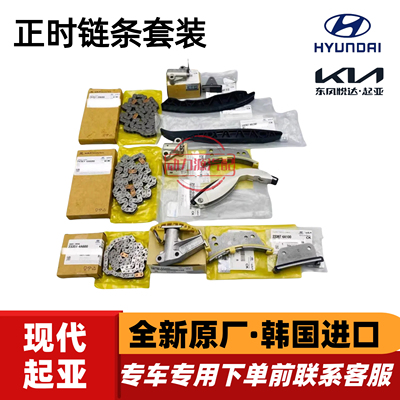 现代辉翼H1-100/Starex起亚K2500索兰托D4CB柴油2.5正时链条套装