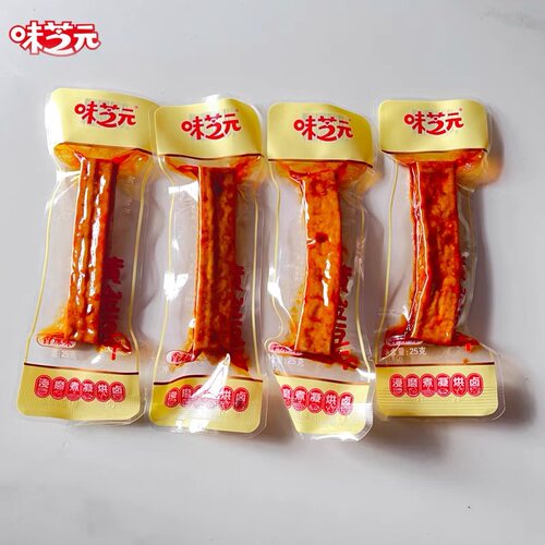 味芝元卤豆干休闲零食小吃香辣黄金豆干25g湖南特产豆干