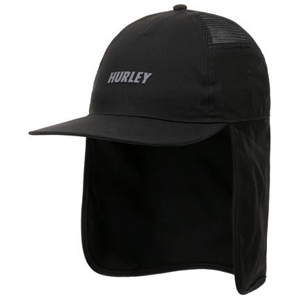 hurley H2O-DR 全封速干户外运动帽滑板平檐露营帽大沿防晒遮阳帽