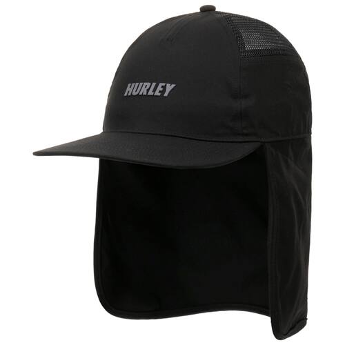 hurley H2O-DR 全封速干户外运动帽滑板平檐露营帽大沿防晒遮阳帽