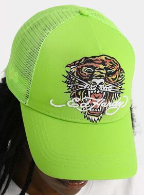 ed hardy trucker cap埃德哈迪帽子重工刺绣烫钻货车帽网眼棒球帽
