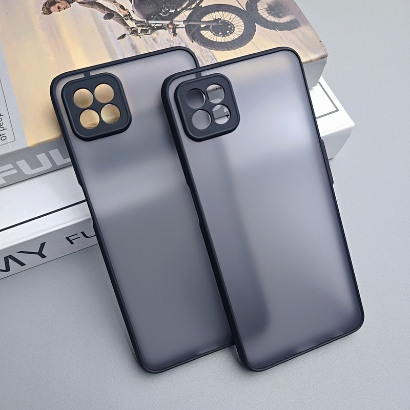 适用OPPOA72手机壳新款a72保护壳PDYT20全包软边防摔0PP0a72 5g磨砂硬壳透明外壳简约