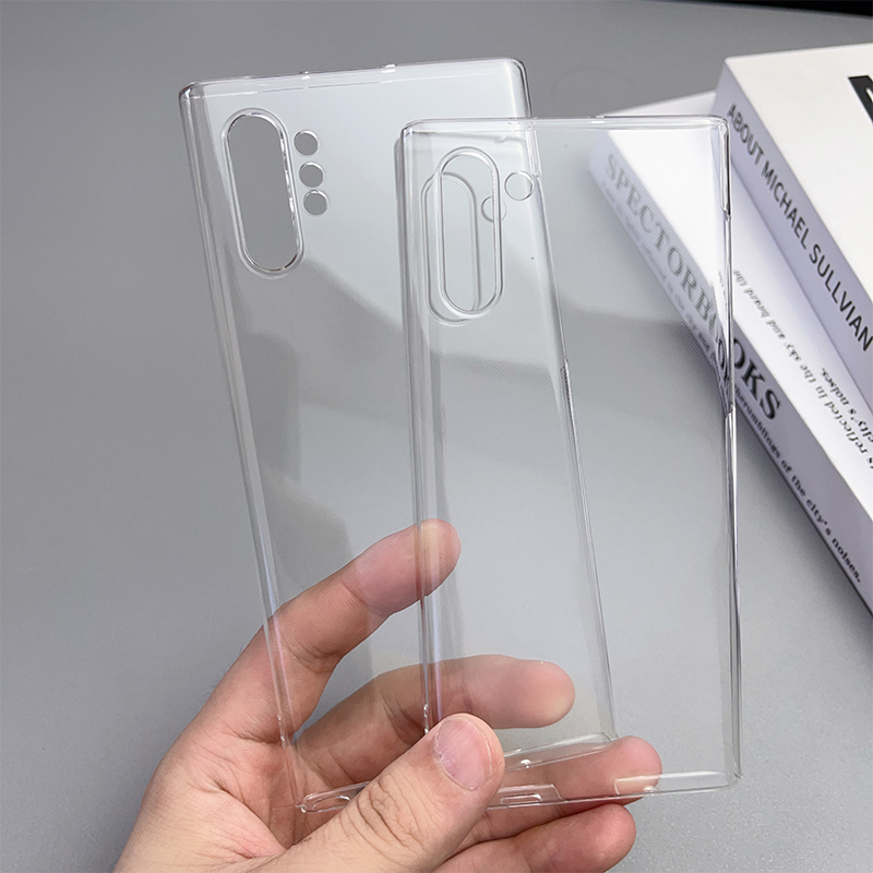 适用三星Note10手机壳新款GalaxyNote10+保护套超薄全包边防摔透明硬壳Samsungnote105G外壳保护壳亚克力