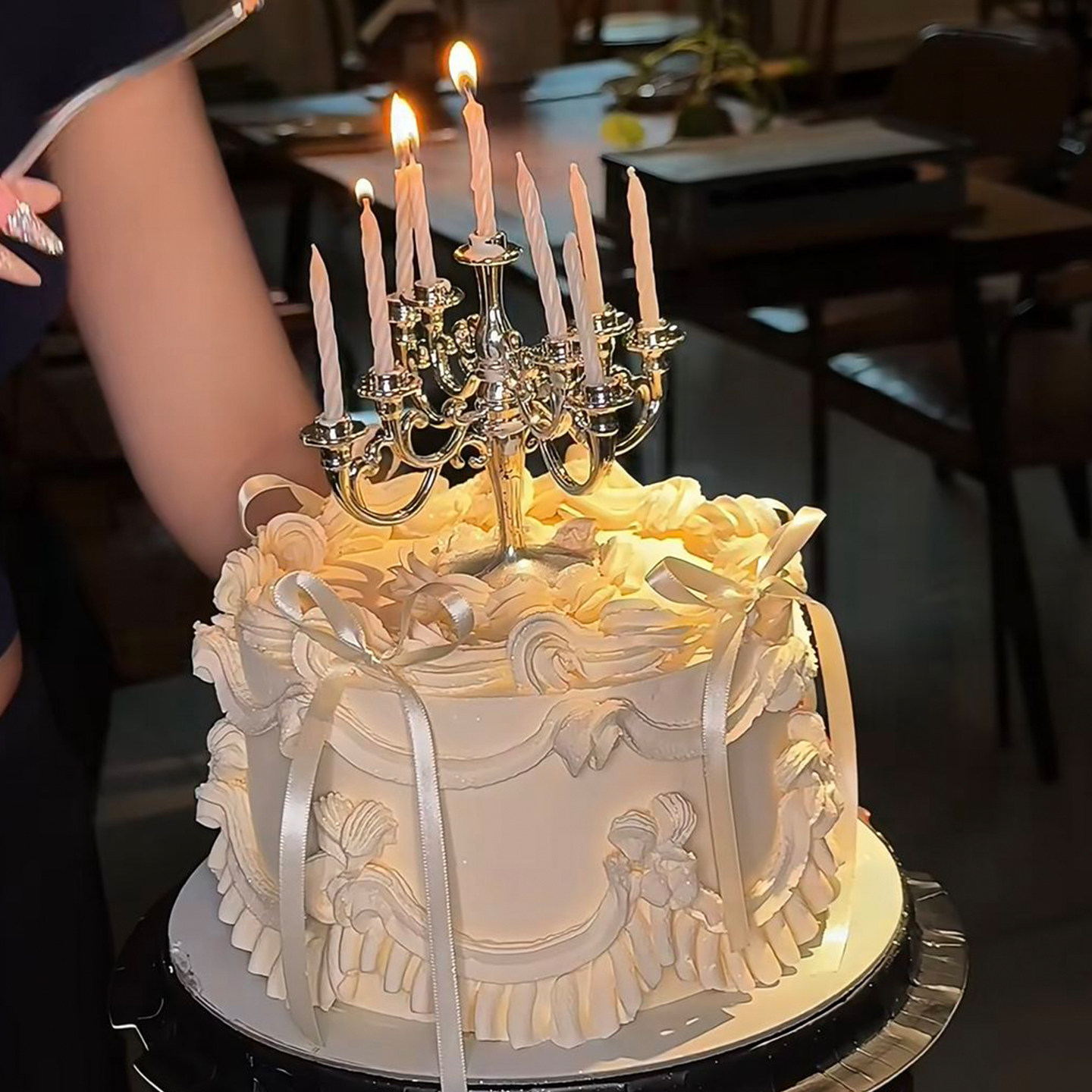 浪漫法式女神小烛台蛋糕装饰配件仙女0.6cm细丝带蝴蝶结复古欧式,节庆用品/礼品,蛋糕/烘焙装饰用品,淘宝优惠券,粉丝福利购,淘宝优惠卷