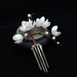 Ханьфу ручной работы из белого нефрита, набор материалов, аксессуар для волос, «сделай сам»