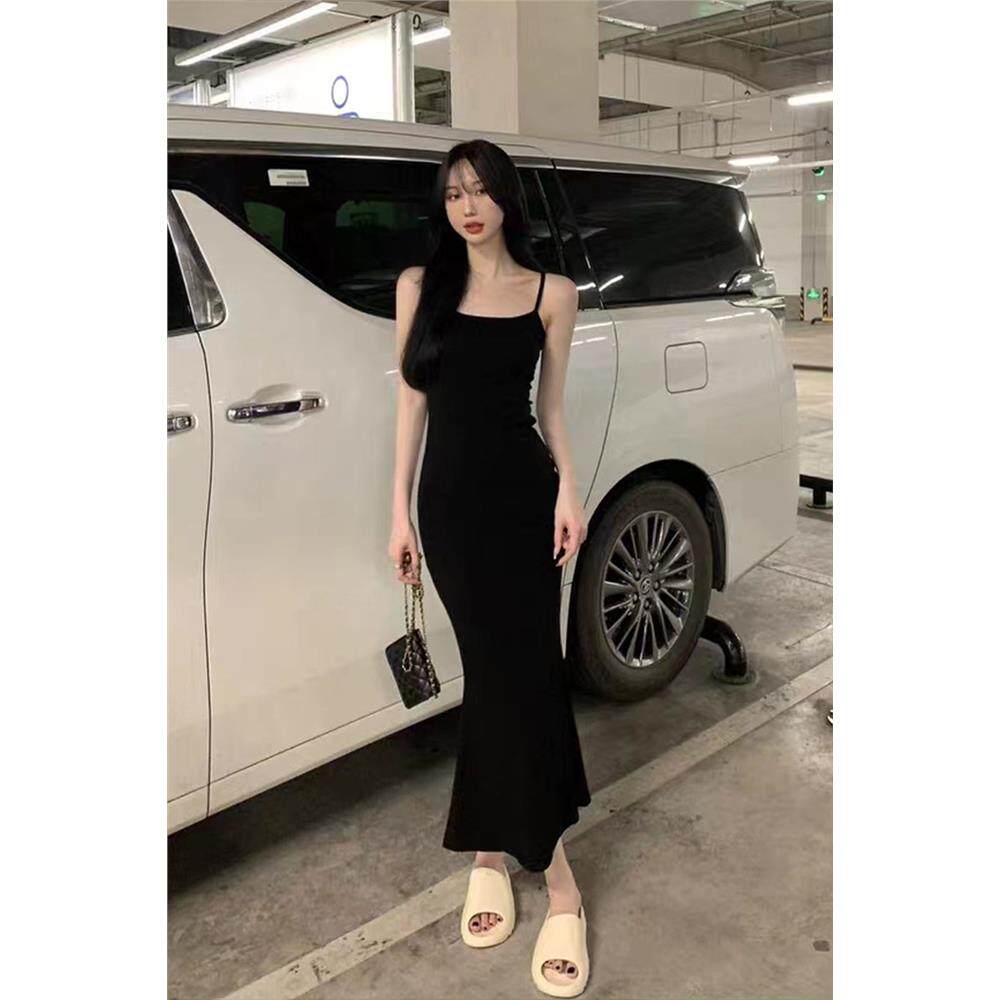 SKims卡戴珊鱼尾吊带洋装