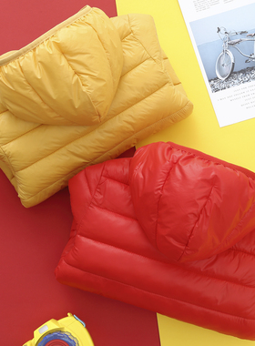 反季新款棉衣宝宝轻薄儿童羽绒棉服外套男女童衣服中大童棉袄冬装