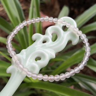 南红玛瑙荔枝冻高冰手链单圈小颗粒4毫米秀气可爱小手串凉山纯冰n