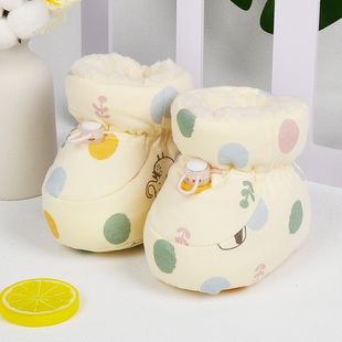 婴儿鞋 新生儿宝宝保暖加厚软底脚套鞋 鞋 婴幼儿棉鞋 袜 子步前鞋 冬季