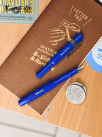 German KAWECO pen, Kavick collaboration series, large and small blue pen, Klein blue, classic high-end gift, sign for a gift, high appearance level for girls, Sport sports imported pen thumbnail 3