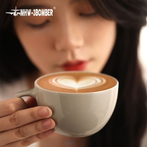 轰炸机专用拉花咖啡杯拿铁杯