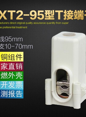 JXT2-95mmT型连接端子XKT2-95平方线缆分支器分流线夹导线分支头