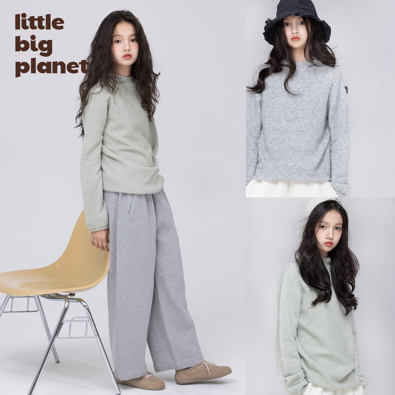小小大星球童装 超细羊毛混纺软糯针织毛衣 两色女童温暖连帽毛衣,童装/婴儿装/亲子装,毛衣/针织衫,淘宝优惠券,粉丝福利购,淘宝优惠卷