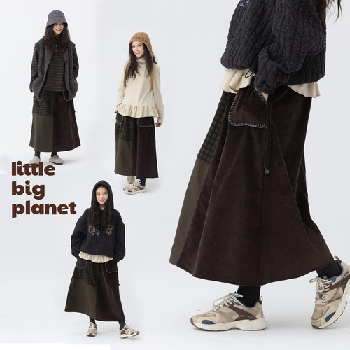 小小大星球艺术感不规则半裙