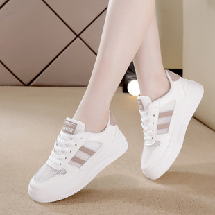 小白鞋夏季薄款女鞋新款百搭学生运动休闲板鞋女网面透气网鞋