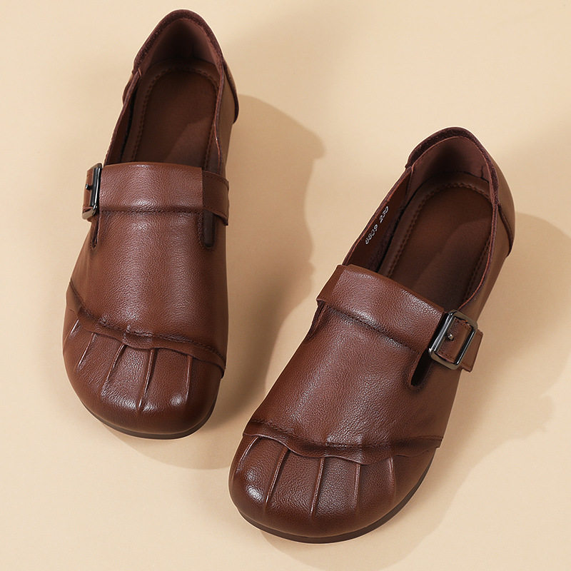 复古女鞋秋冬百搭单鞋软底软面防滑平底休闲鞋中老年妈妈鞋女,运动鞋new,运动休闲鞋,淘宝优惠券,粉丝福利购,淘宝优惠卷