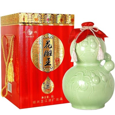 25年坛装半甜黄酒浙江绍兴