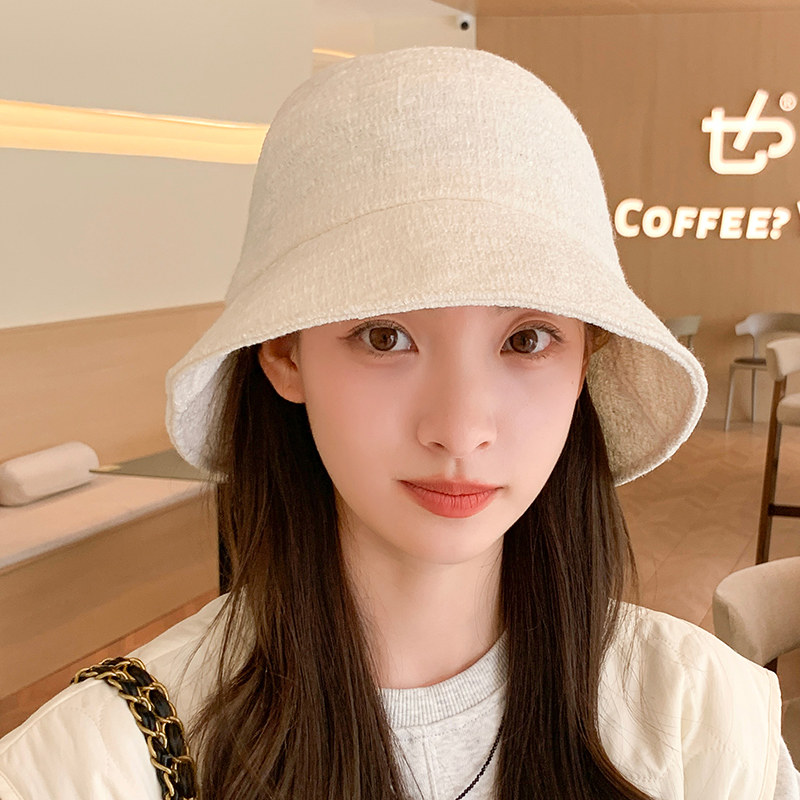 秋季日系休闲水桶帽子女款显脸小