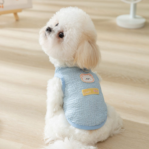 可牵引背心狗狗衣服夏季薄款泰迪比熊猫猫博美小型犬宠物夏天服装