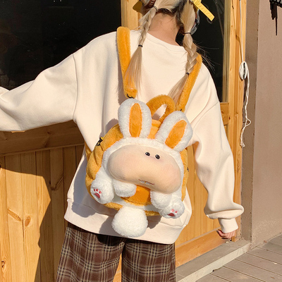 2025新款卡通公仔兔女童背包
