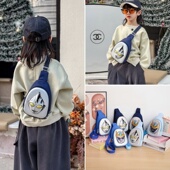 儿童超人包包男童出游斜挎单肩背包男孩出游轻便胸包潮酷户外跨包