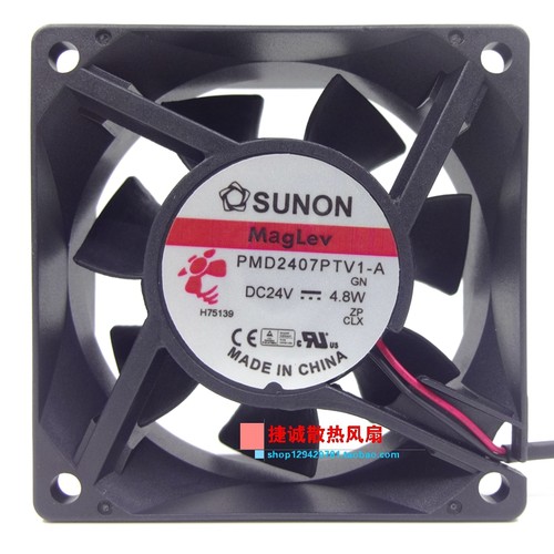 PMD2407PTV1-A SUNON风机 24V 4.8W 7CM 7025 3线变频器散热风扇