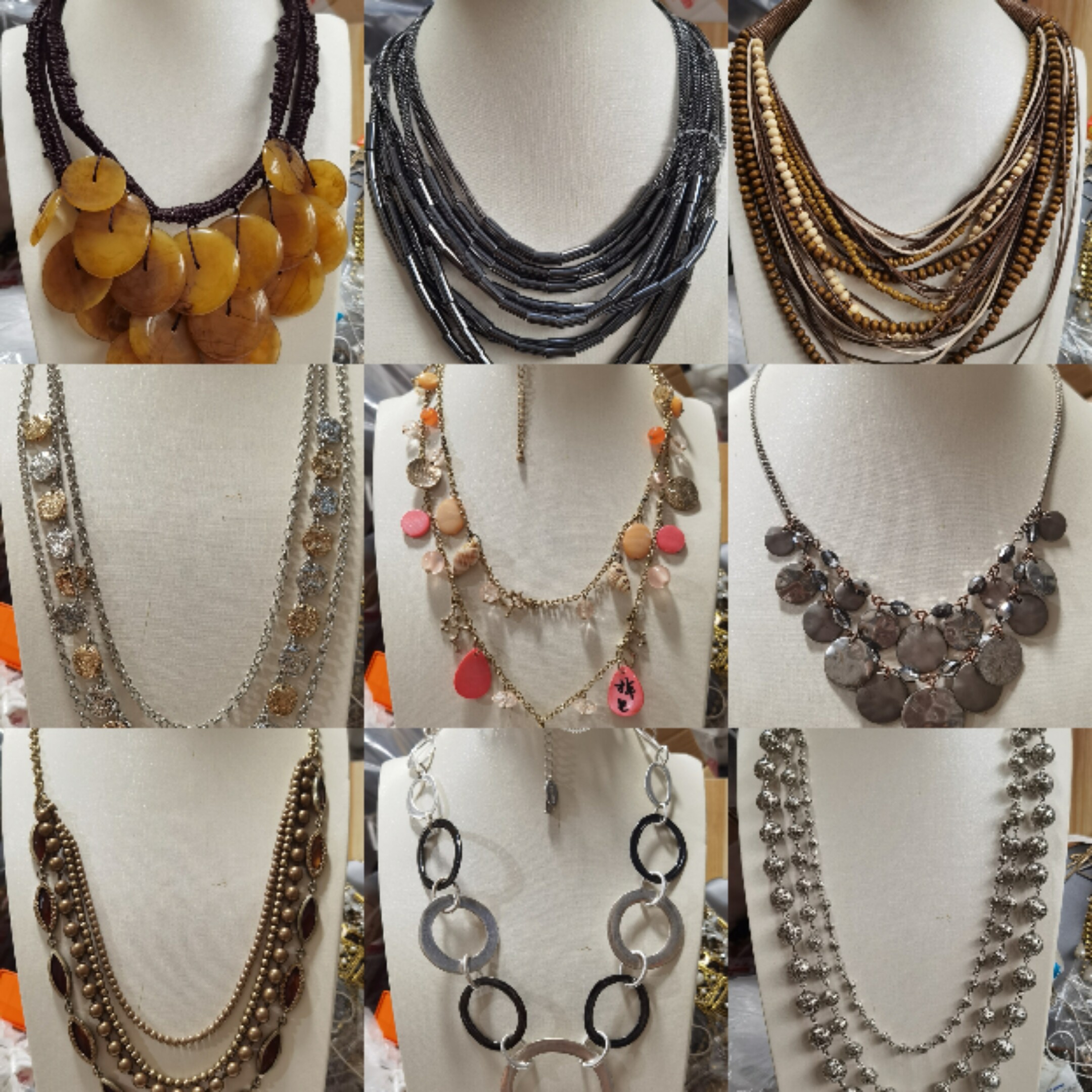 欧美外贸孤品复古项链女百搭链编织麻花吊坠默认微瑕1008