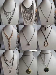 欧美外贸孤品项链毛衣链破旧年代感氧化划痕瑕疵介意慎拍3053