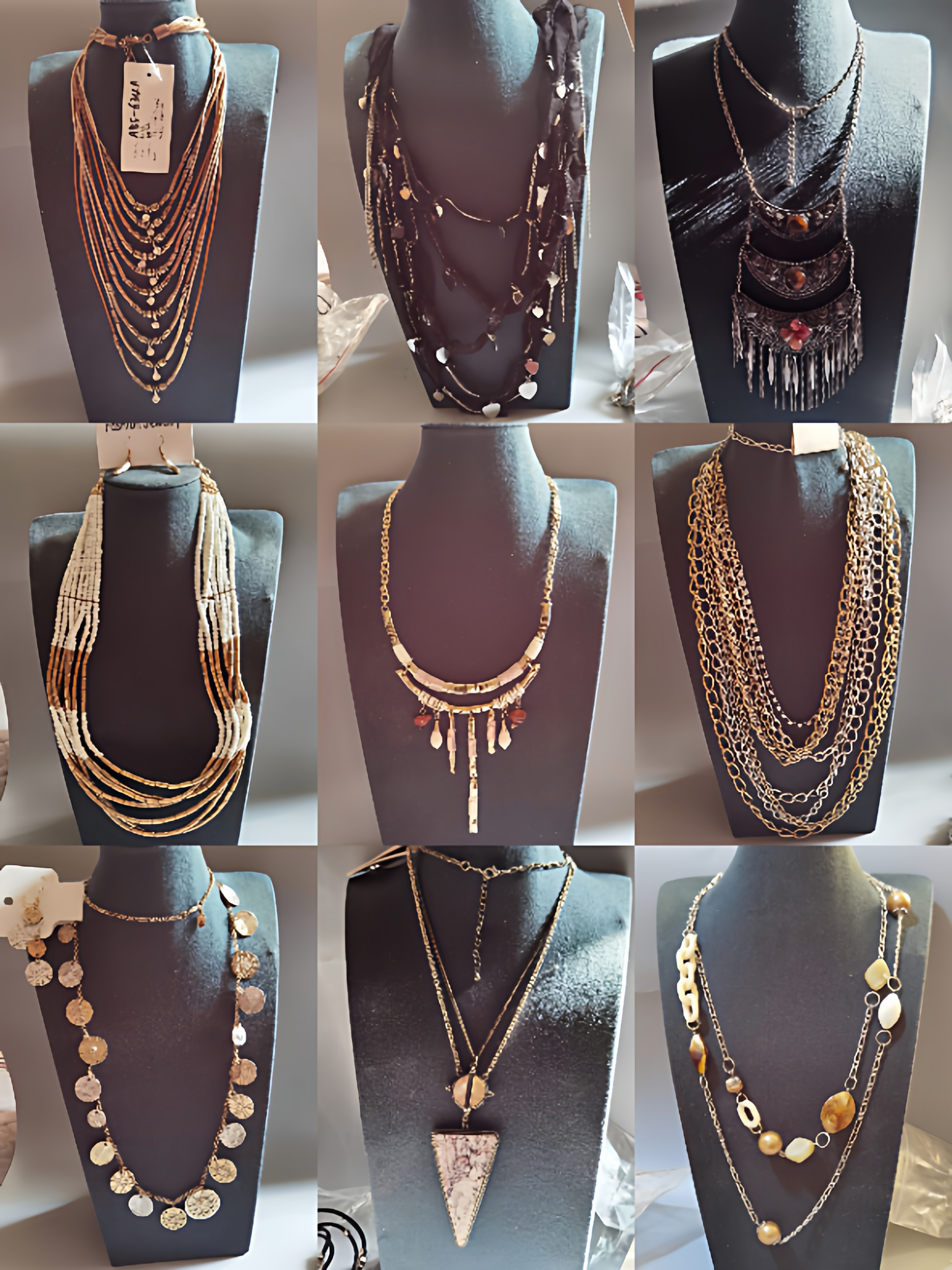 欧美外贸孤品复古项链女百搭链岁月痕迹默认微瑕介意慎拍1111