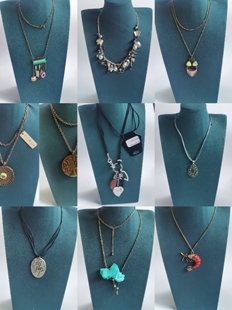 古着Vintage复古宫廷巴洛克珍珠项链毛衣链女气质百搭锁骨链