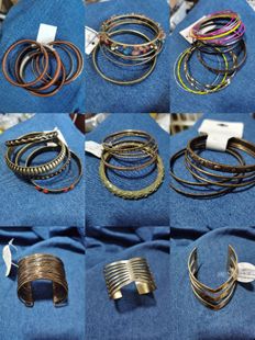 欧美外贸原单饰品手镯女复古做旧个性时尚简约百搭气质手环