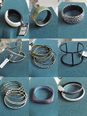 欧美外贸原单尾货孤品手镯女个性 夸张开口可调节宽版