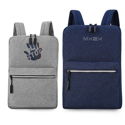 薄款双肩包笔记本电脑包14英寸商务休闲出差背包防水简约书包男女