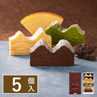 新品日本ねんりん家 红薯年轮蛋糕面包布朗尼巧克力黄油零食礼盒