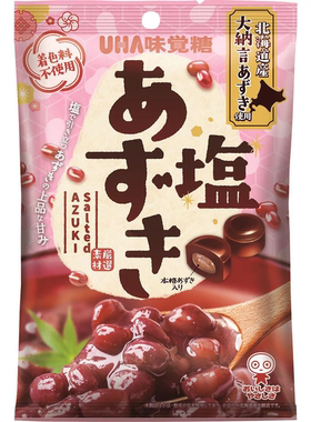 日本UHA悠哈红豆味味觉糖蜂蜜味