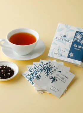 新品日本北海道ISHIYA白色恋人 限定红茶奶茶茶包5袋入白巧克力