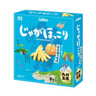 包邮日本Calbee卡乐比じゃがほっこり系列薯片薯条盐味甜休闲零食