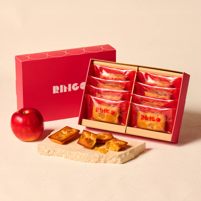 日本信州特产 林檎苹果蛋糕 费南雪 黄油夹心面包轻井泽特产礼盒