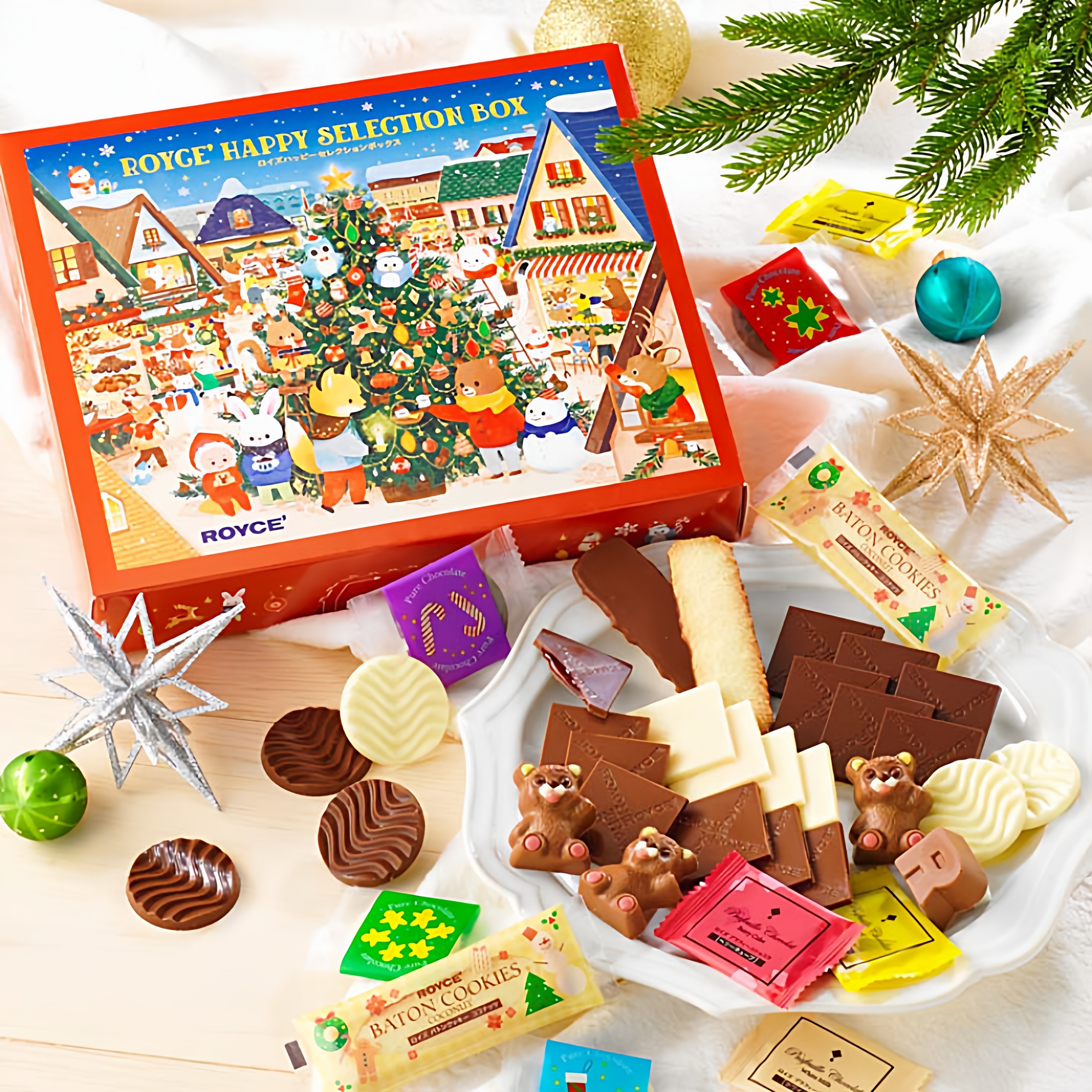 新品日本ROYCE 2025圣诞节限定饼干曲奇巧克力盲盒日历礼盒装