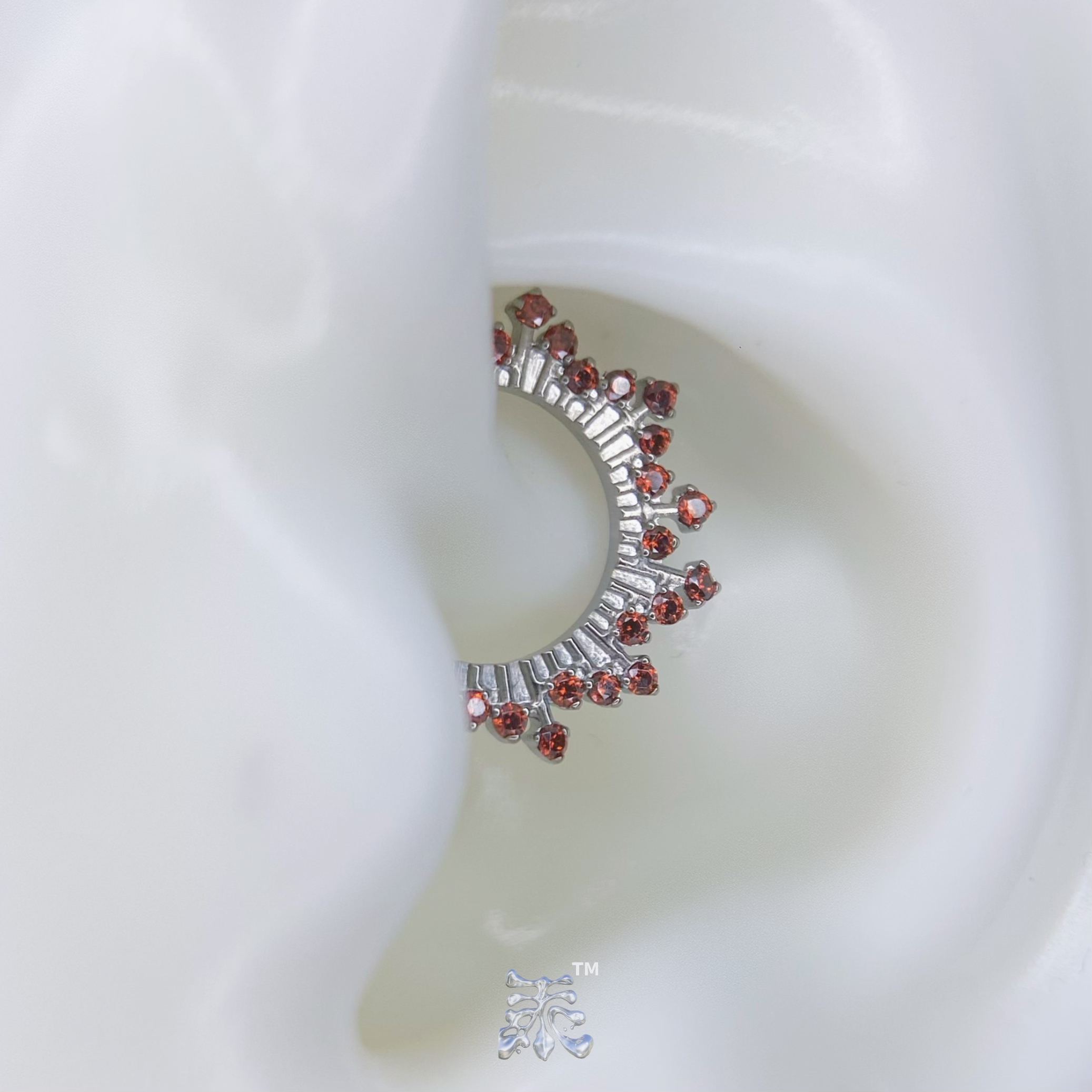 阳之光芒射线环16g8mm钛合金f136