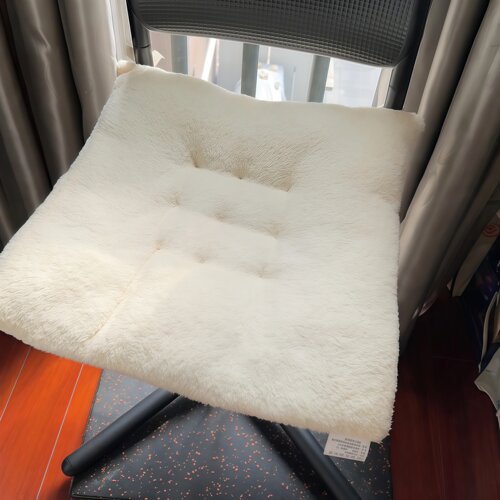 加厚毛绒椅子坐垫家用餐椅垫