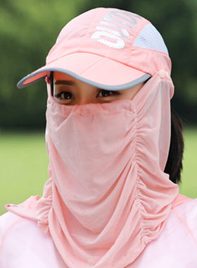 夏季可折叠钓鱼防晒时尚沙滩帽子
