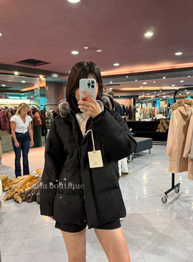 Rindi 26冬季新款 羊绒羽绒服连帽龙猫领 休闲款 女士 意大利代购