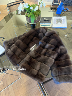 fabio gavazzi  紫貂大衣 皮草25新款 意大利正品代购